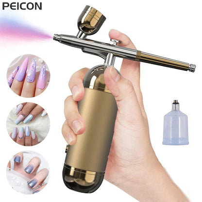 Professional Portable Airbrush Nail Kit with Compressor for Nail Art, Elevate your artistry with the Professional Portable Airbrush Nail Kit. Perfect for nail art, cake decorating, and crafts, this versatile kit features a rechargeableFacial cleanserPlush Fashions ShopPlush Fashion Shop