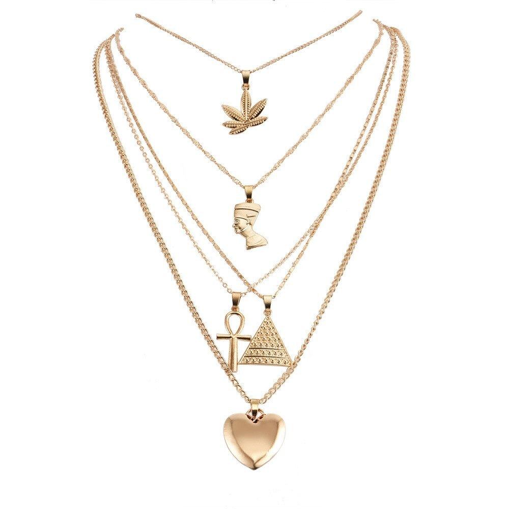 Women's Pyramid Love Pendant Multilayer NecklaceEmbody the power of love with this Women's Pyramid Love Pendant Multilayer Necklace. Featuring a sleek, chic Europe-America style, this necklace is made of high-qualNeklacePlush Fashions ShopPlush Fashion Shop