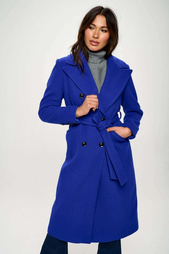 Coalition LA Double-Breasted Longline Coat with BeltElevate your outerwear wardrobe with the Coalition LA Double-Breasted Longline Coat with Belt. This sophisticated piece features a timeless double-breasted design thCoatPlush Fashion ShopPlush Fashion ShopCoalition LA Double-Breasted Longline Coat