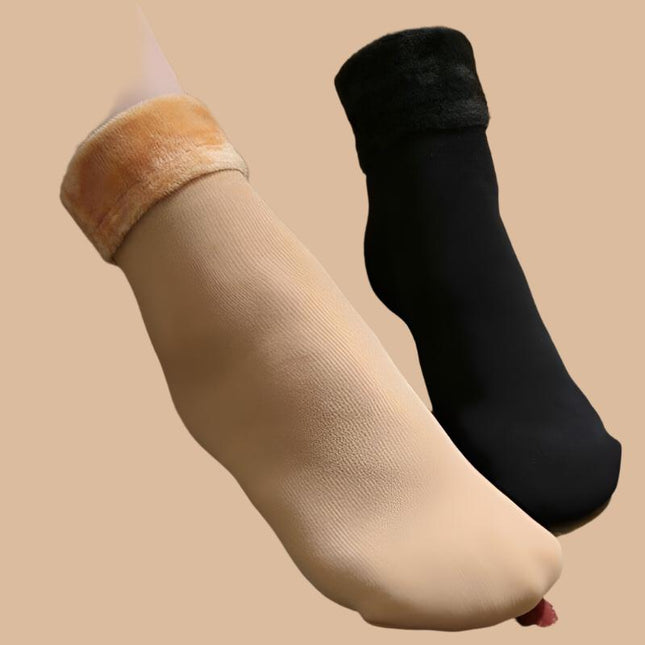 Autumn and winter socks men and women velvet thick snow socks - Plush Fashion Shop #