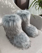 Gray Blue Fur