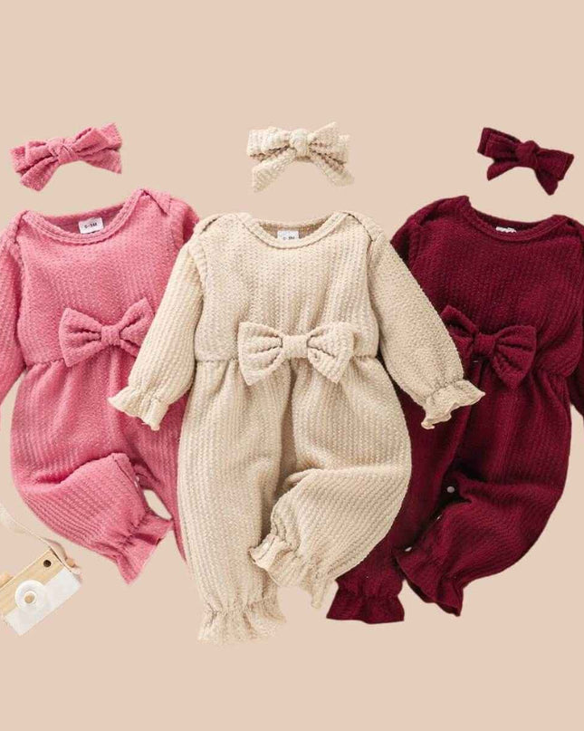 New Autumn Butterfly Long sleeve Infant romper