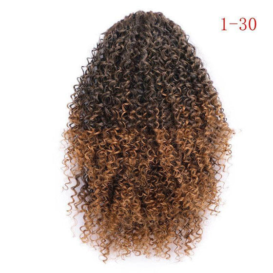 Women's African Drawstring Stretch Small Curly WigExperience effortless style with our Women's African Drawstring Stretch Small Curly Wig. Made with chemical fiber high-temperature wire, this fashionably simple wig WigPlush Fashions ShopPlush Fashion ShopAfrican Drawstring Stretch Small Curly Wig