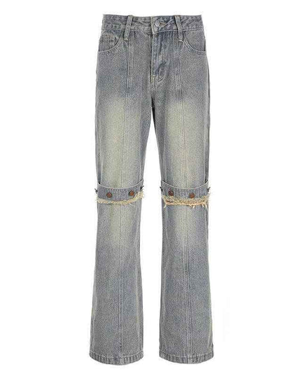 Women Baggy Wide Leg Denim Jeans