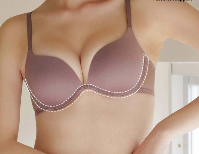 Seamless Underwear for Women, push-up bra, double-shoulder straps, summer style.