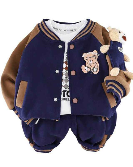 Infant Children's Jacket Three-piece Set