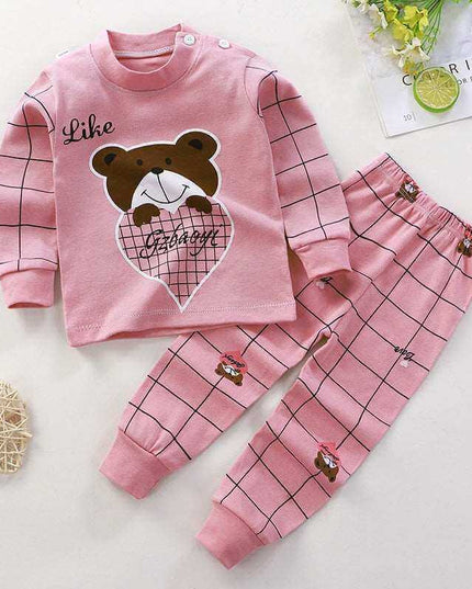 Boys And Girls Children's Cotton Children Pajamas - Plush Fashion Shop #