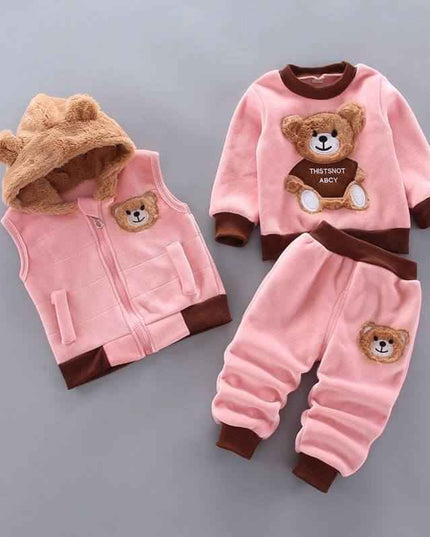 Boys And Girls Fashion Casual Three Pieces Set