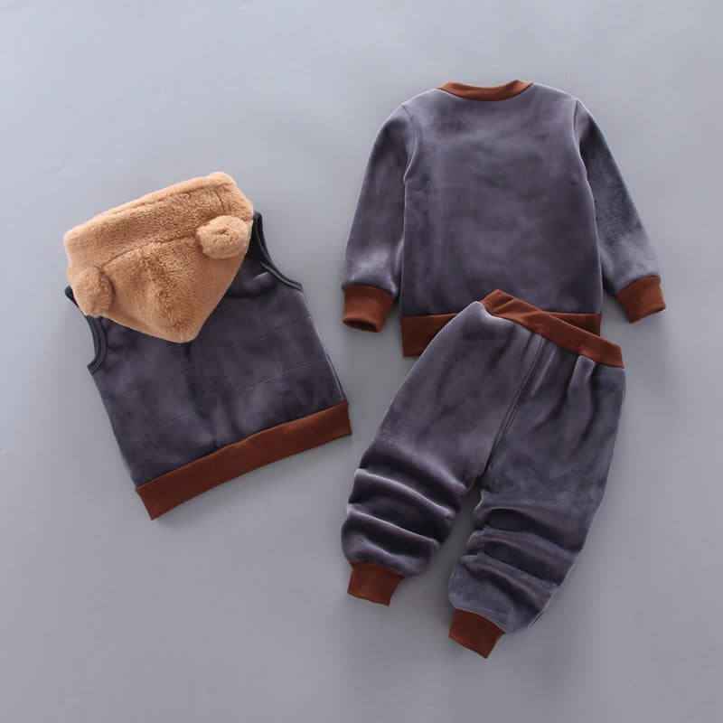 Boys And Girls Fashion Casual Three Pieces Set