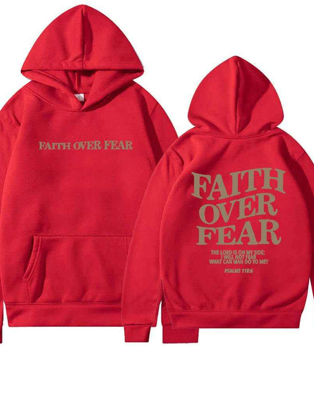 Faith Over Fear Men's And Women's Hoodies Sweater