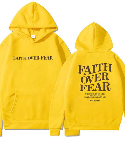 Faith Over Fear Men's And Women's Hoodies Sweater