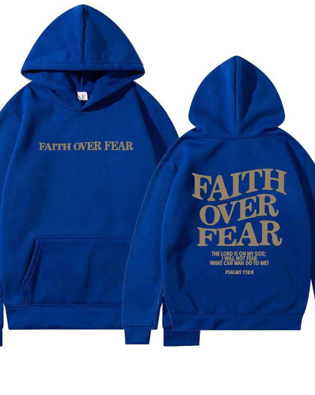 Faith Over Fear Men's And Women's Hoodies Sweater