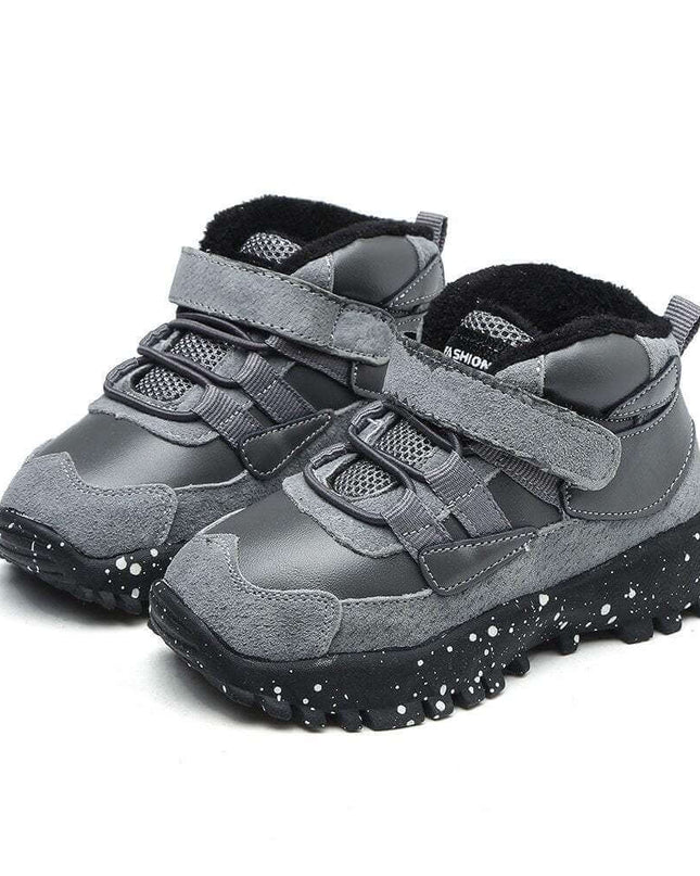 Fashion Sports And Leisure Children's Boots in high-quality leather with non-slip grip and waterproof features.