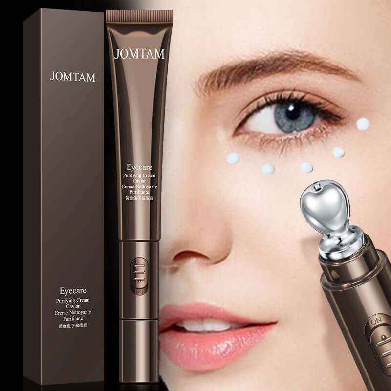 Eye care product for reducing eye bags and firming skin.