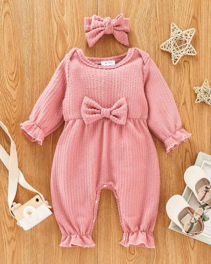 New Autumn Butterfly Long sleeve Infant romper