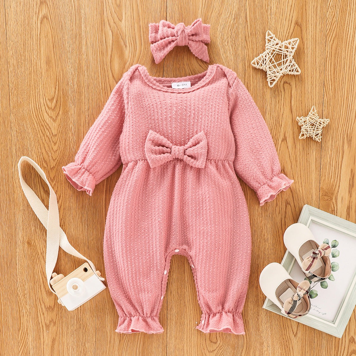 New Autumn Butterfly Long sleeve Infant romper