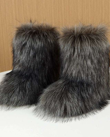 Ladies Fluffy 35cm  Sexy Y2g Boots