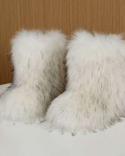 Ladies Fluffy 35cm  Sexy Y2g Boots