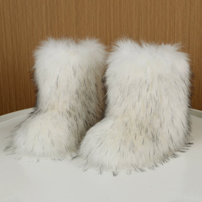 Ladies Fluffy 35cm  Sexy Y2g Boots