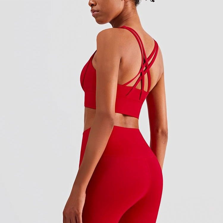 Plush Sports AccessoriesStay cool and stylish with our luxury guide plush sports accessories   two-piece Yoga Suit! The cross-backless bra and cropped pants come in Chinese red, Night Sea, Yoga wearPlush Fashions ShopPlush Fashion Shop