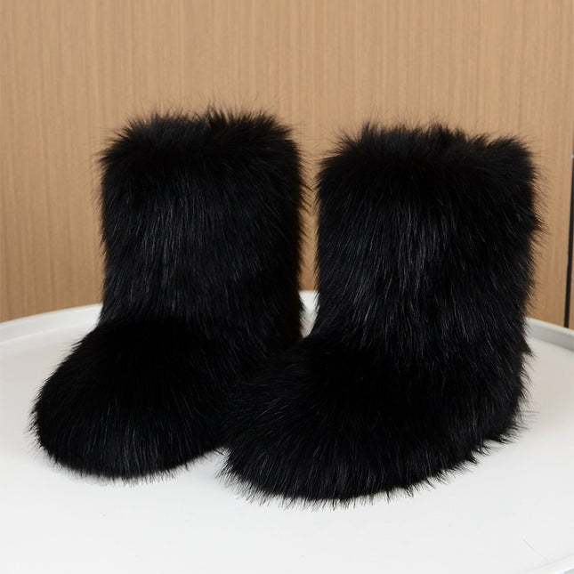 Ladies Fluffy 35cm  Sexy Y2g Boots