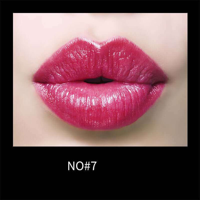 Plush Fashions moisturizing and vibrant lip makeup lipstick in shade No#7.