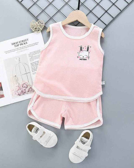 Pure cotton boys and girls suit