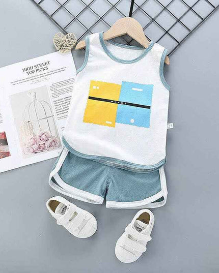 Pure cotton boys and girls suit