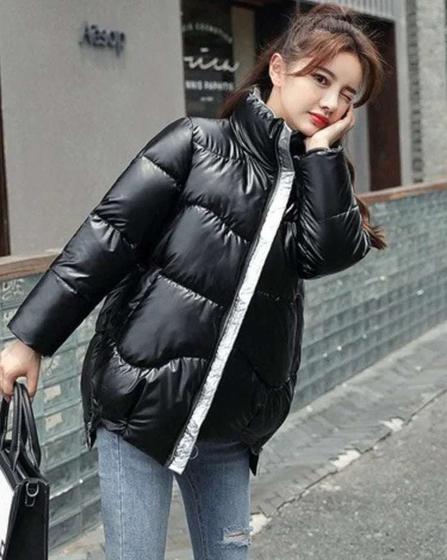 Women Winter Warm Bread Padded Casual Thick  Oversized Cotton Coat - Plush Fashion Shop #