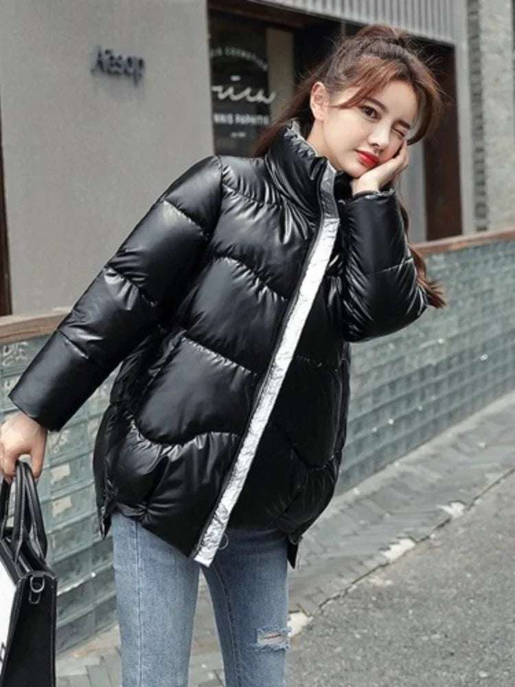 Women Winter Warm Bread Padded Casual Thick  Oversized Cotton Coat - Plush Fashion Shop #