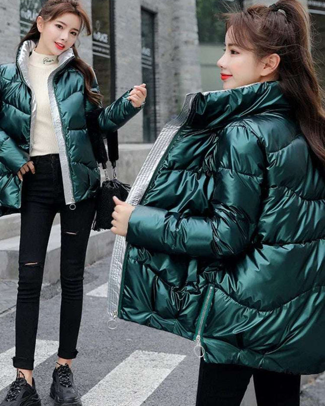 Women Winter Warm Bread Padded Casual Thick  Oversized Cotton Coat - Plush Fashion Shop #