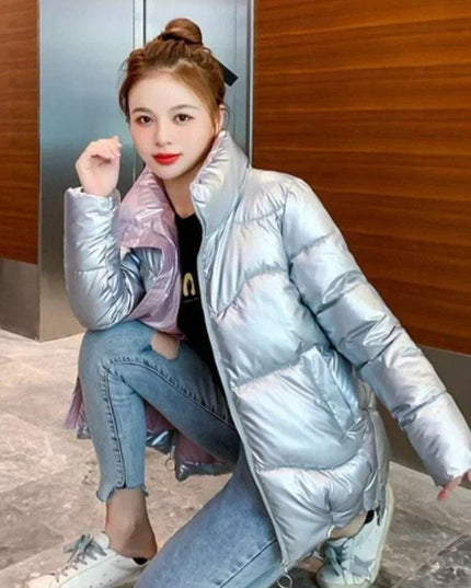 Women Winter Warm Bread Padded Casual Thick  Oversized Cotton Coat - Plush Fashion Shop #