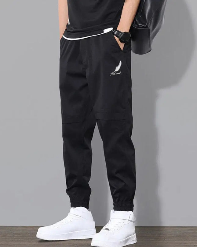 Men  Elastic Waist  Cargo Pants - Plush Fashion Shop #