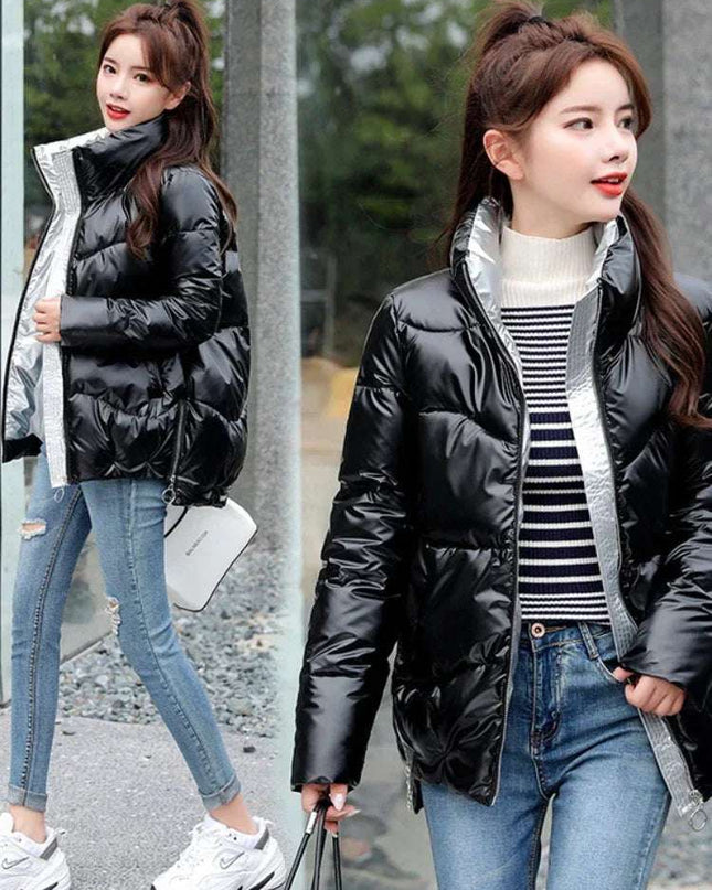 Women Winter Warm Bread Padded Casual Thick  Oversized Cotton Coat - Plush Fashion Shop #