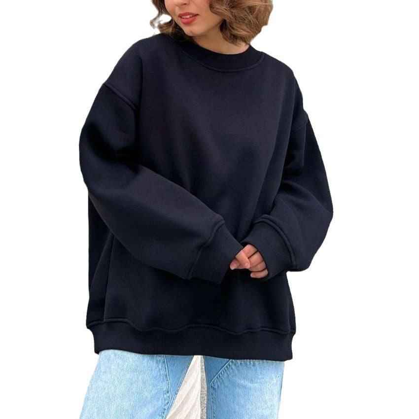 Women's Solid Color Loose Sweater