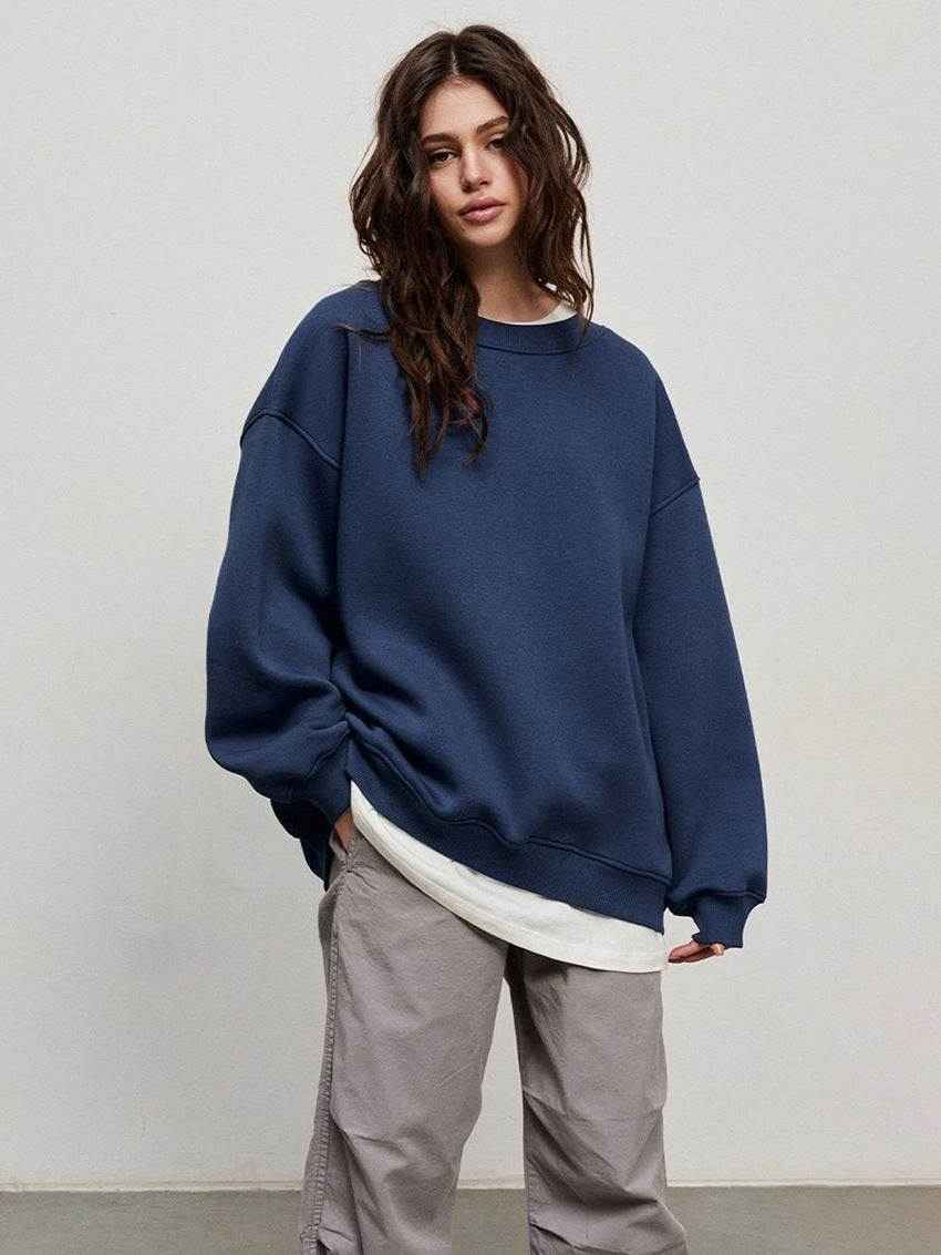 Women's Solid Color Loose Sweater