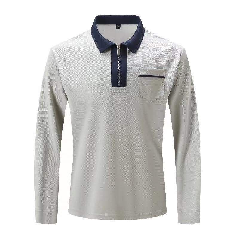 Men's Zip Up Casual Cotton Sports Shirts with Collar - 2024 Long SleevExperience style and comfort with our 2024 Autumn Mens Long Sleeve Zipper Polo Shirts! Unique design with zippered decorations, made from good quality cotton blend fShirtPlush Fashions ShopPlush Fashion Shop