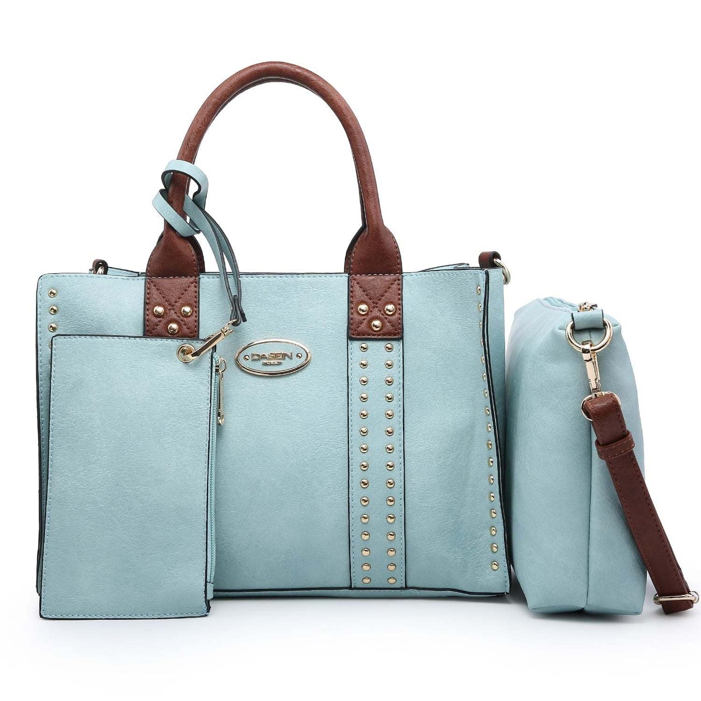 Professional Women's 3-Piece Handbag SetElevate your style with this chic and versatile 3-piece handbag set for professional women. Featuring a spacious tote, a sleek shoulder bag, and a stylish clutch, thHandbagsPlush Fashions ShopPlush Fashion Shop