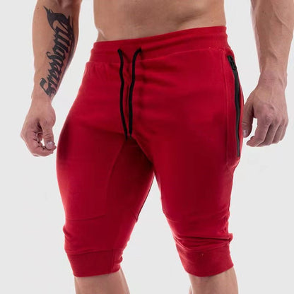 Fashion Sports Fitness Shorts MenStay comfortable and stylish with our Fashion Sports Fitness Shorts for Men! Made with high-quality cotton, these shorts come in red, black, and gray, perfect for anMen's ShortsPlush Fashions ShopPlush Fashion Shop