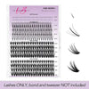 Veyesbeauty DIY 7D 20D Cluster Lashes for Eye Makeup Enhancement