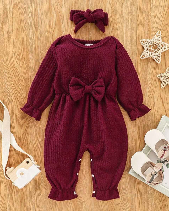 New Autumn Butterfly Long sleeve Infant romper