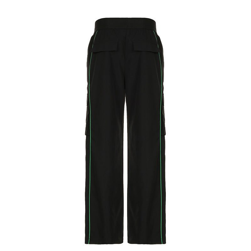 Pocket Loose Trousers Casual Two-piece SuitGet ready to turn heads with our Pocket Loose Trousers Casual Two-piece Suit! Crafted from high-quality woven material, this street fashion suit features a solid col2 piece Pants setPlush Fashions ShopPlush Fashion Shop