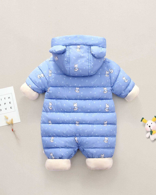 Boys' And Girls' Padded And Thickened Thermal Onesie - Plush Fashion Shop #