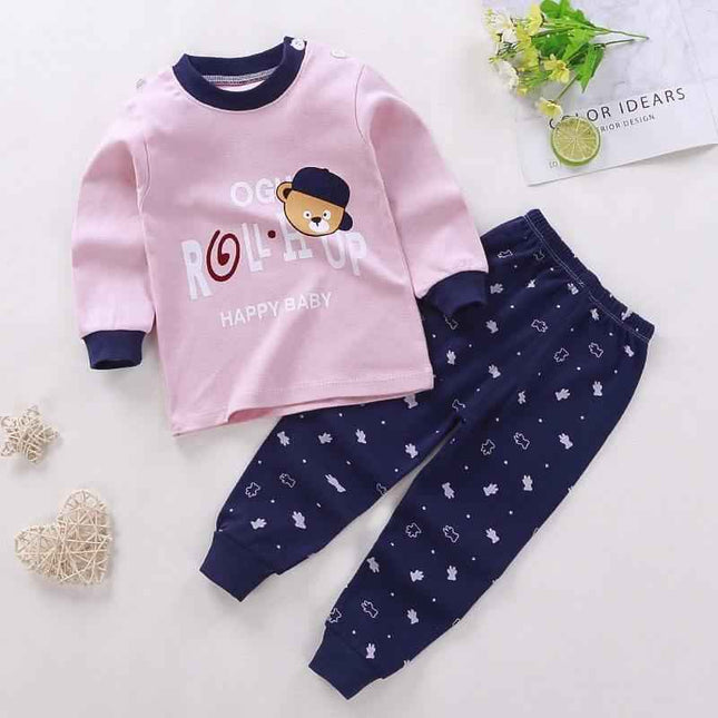 Boys And Girls Children's Cotton Children Pajamas - Plush Fashion Shop #