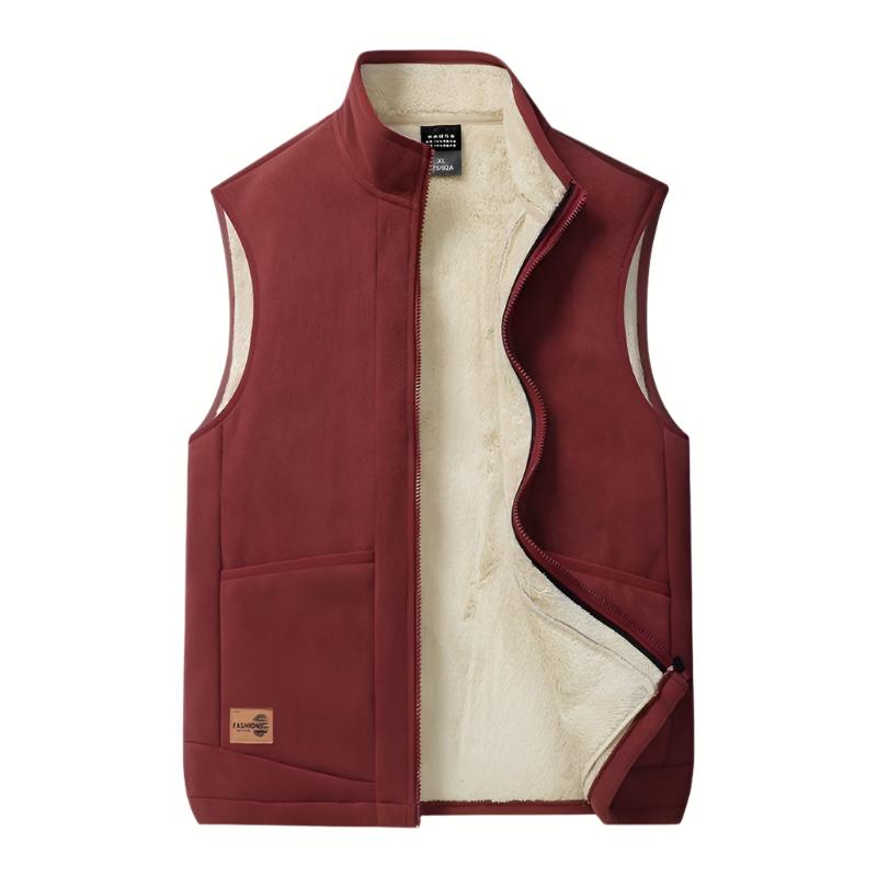 Men's Wool Winter Vest Thermal Vest - Plush Fashion Shop #