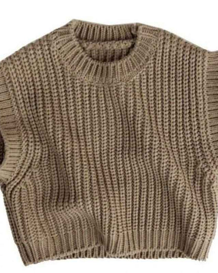 Children's Thick Stripe Pullover Sweater For Boys And Girls