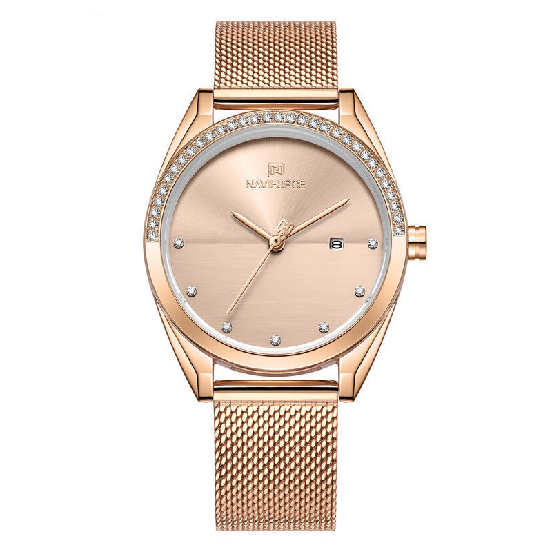 Waterproof Calendar Women Quartz WatchBe ready for anything with this waterproof women's watch! Its stylish design features a durable mineral reinforced glass mirror and a handy calendar with world time Ladies watchPlush Fashions ShopPlush Fashion ShopWaterproof Calendar Women Quartz Watch