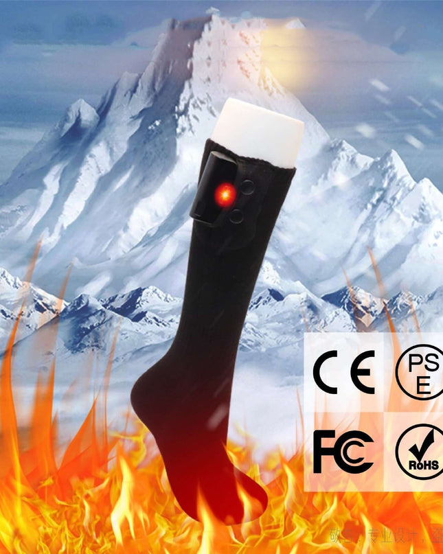 Heating Cotton Socks Feet Warmer Third Gear Fixed Temperature Full Foot - Plush Fashion Shop #