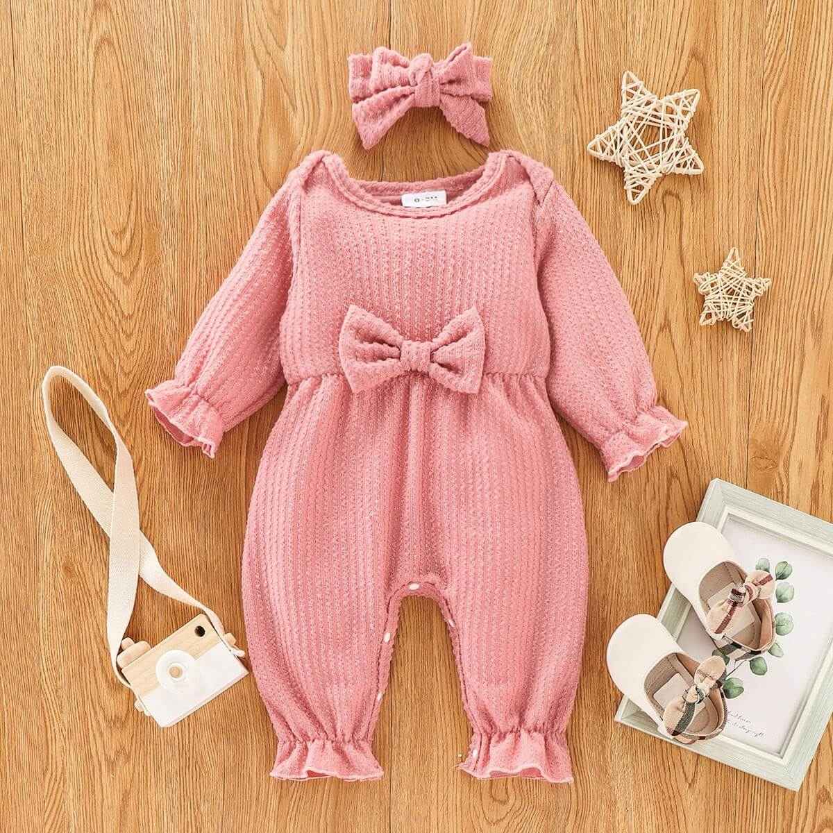 New Autumn Butterfly Long sleeve Infant romper