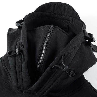 Men's Spring And Autumn Function Wind Mask Hoodie